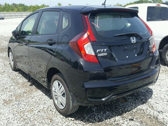 3HGGK5H41JM732134 - 2018 HONDA FIT LX BLACK photo 3