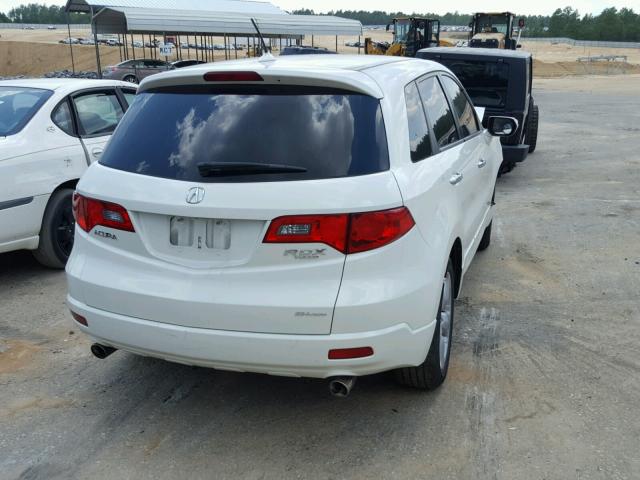 5J8TB18238A015599 - 2008 ACURA RDX WHITE photo 4