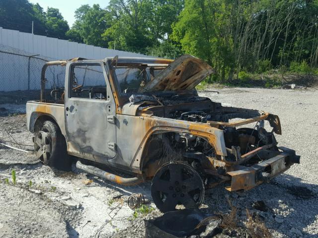 1J4FA24118L648859 - 2008 JEEP WRANGLER X BURN photo 1