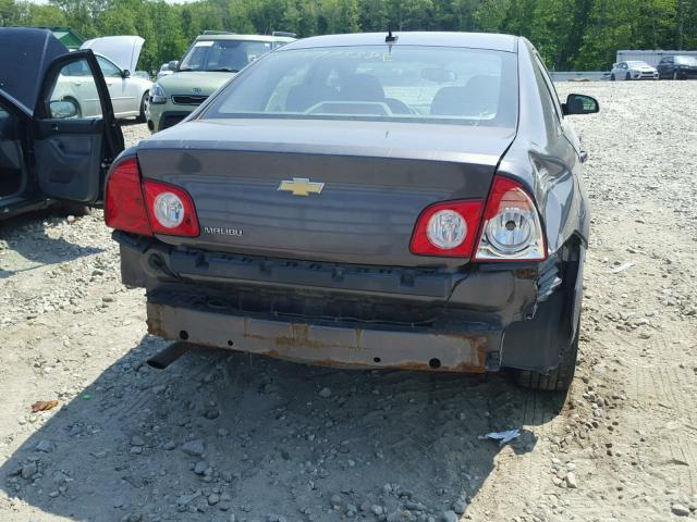 1G1ZB5EB6A4113575 - 2010 CHEVROLET MALIBU LS GRAY photo 9