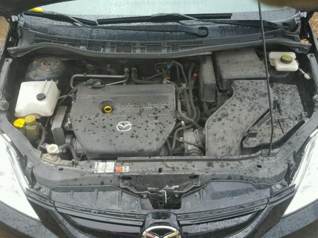 JM1CR2W31A0363425 - 2010 MAZDA 5 BLACK photo 7