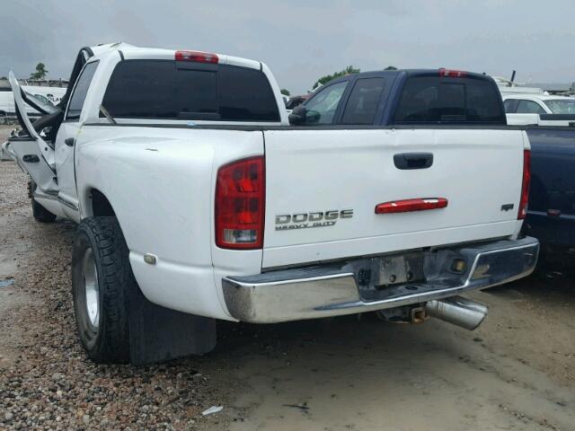 3D7MA48C74G115884 - 2004 DODGE RAM 3500 S WHITE photo 3