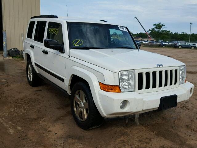 1J8HG48N16C237716 - 2006 JEEP COMMANDER WHITE photo 1