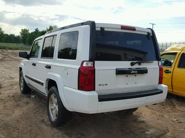 1J8HG48N16C237716 - 2006 JEEP COMMANDER WHITE photo 3