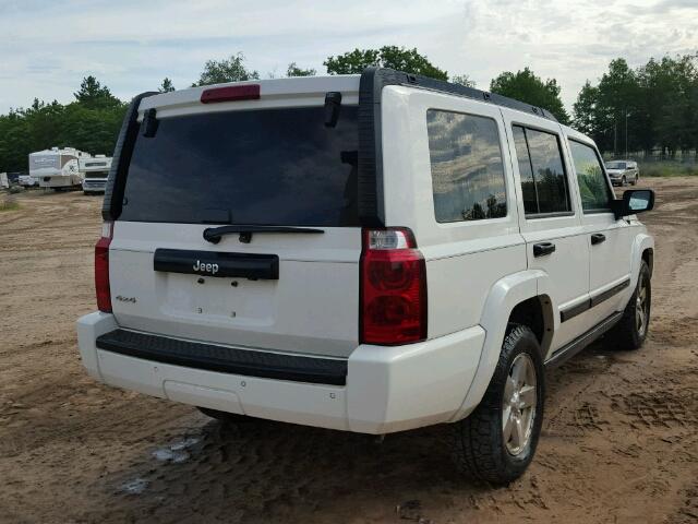 1J8HG48N16C237716 - 2006 JEEP COMMANDER WHITE photo 4