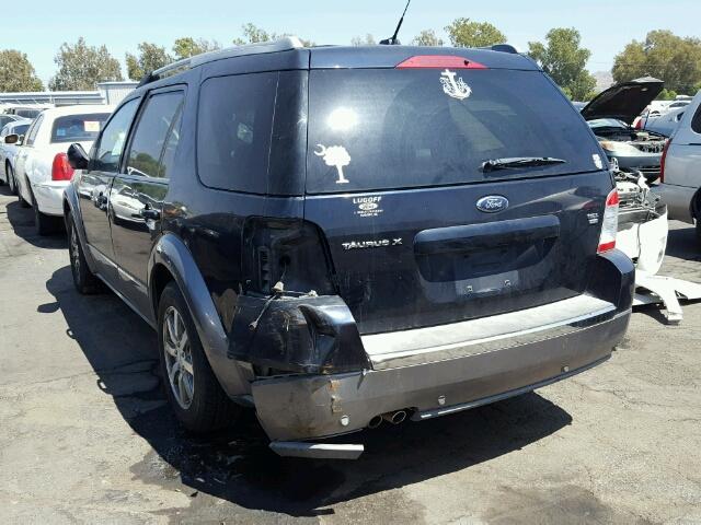 1FMDK05W18GA36304 - 2008 FORD TAURUS X BLUE photo 3