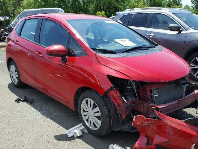 3HGGK5H51FM739357 - 2015 HONDA FIT LX RED photo 1