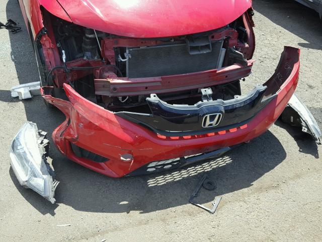 3HGGK5H51FM739357 - 2015 HONDA FIT LX RED photo 9