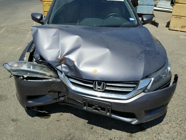 1HGCR2F33FA260591 - 2015 HONDA ACCORD LX CHARCOAL photo 7