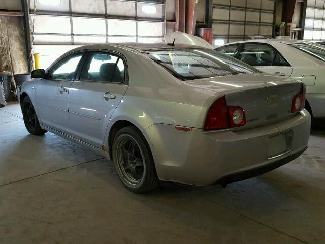 1G1ZH57B48F231960 - 2008 CHEVROLET MALIBU 1LT 银色 照片 3