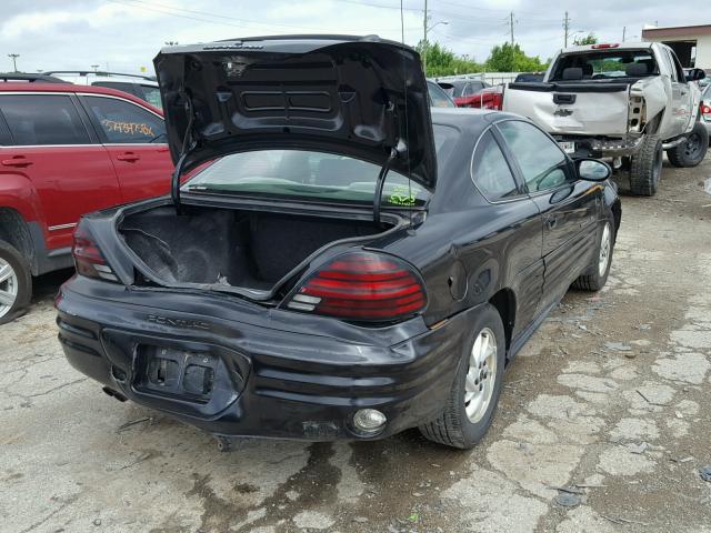 1G2NF12E52C107599 - 2002 PONTIAC GRAND AM S BLACK photo 4