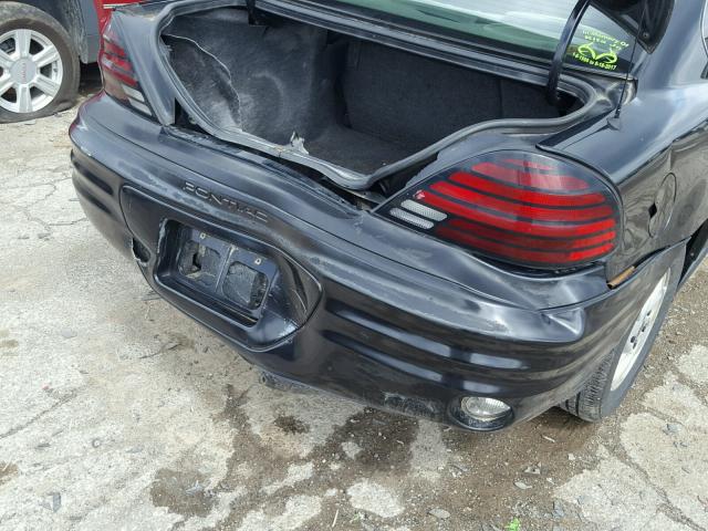 1G2NF12E52C107599 - 2002 PONTIAC GRAND AM S BLACK photo 9
