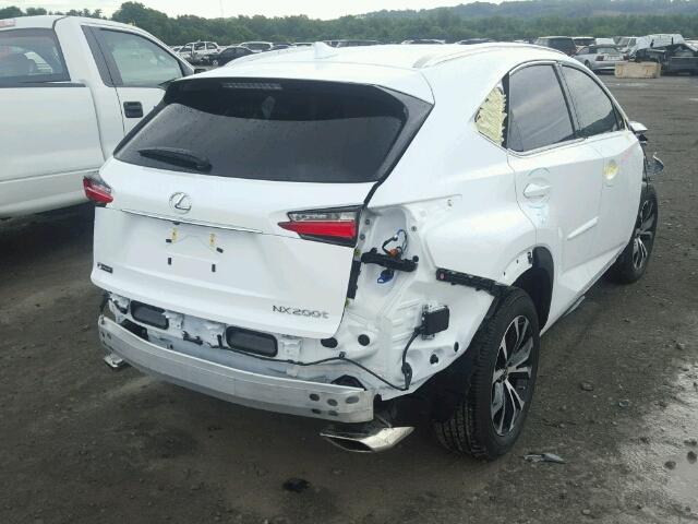 JTJBARBZXH2121055 - 2017 LEXUS NX 200T WHITE photo 4