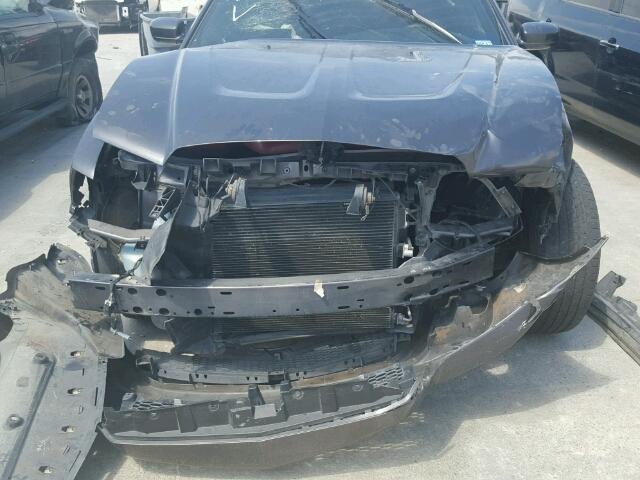 2C3CDXBG6EH191628 - 2014 DODGE CHARGER CHARCOAL photo 9