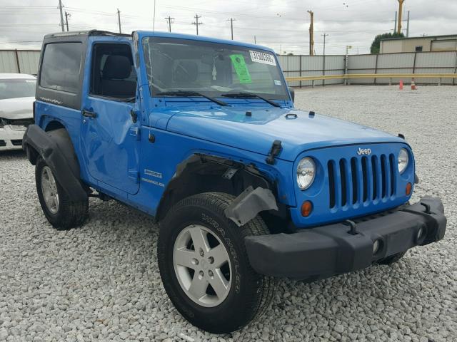 1J4AA2D11BL580547 - 2011 JEEP WRANGLER S BLUE photo 1