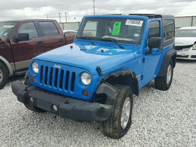 1J4AA2D11BL580547 - 2011 JEEP WRANGLER S BLUE photo 2