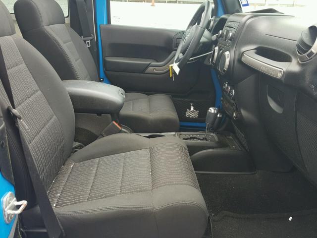 1J4AA2D11BL580547 - 2011 JEEP WRANGLER S BLUE photo 5