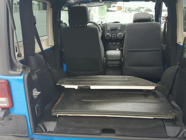 1J4AA2D11BL580547 - 2011 JEEP WRANGLER S BLUE photo 9