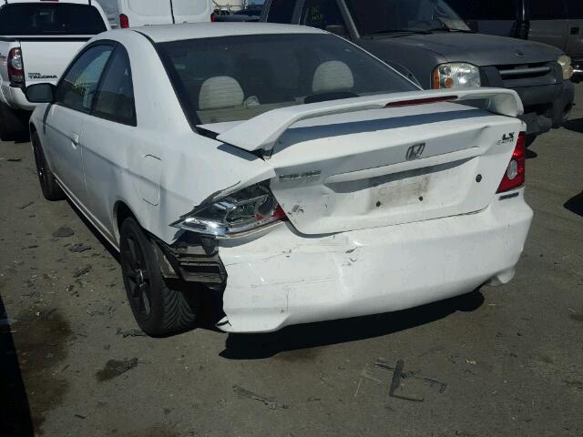 1HGEM21505L048122 - 2005 HONDA CIVIC LX WHITE photo 3