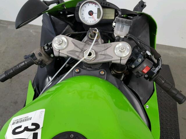 JKAZX4P177A008121 - 2007 KAWASAKI ZX600 P GREEN photo 8