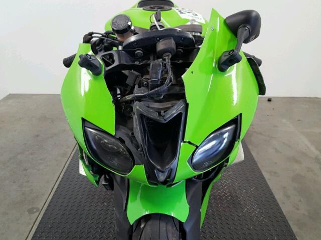 JKAZX4P177A008121 - 2007 KAWASAKI ZX600 P GREEN photo 9