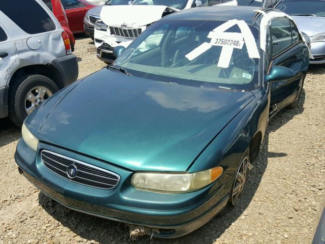 2G4WB55K6Y1254917 - 2000 BUICK REGAL LS GREEN photo 2