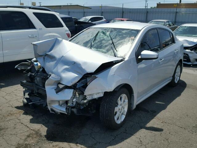 3N1AB6AP0BL643681 - 2011 NISSAN SENTRA/S/S SILVER photo 2