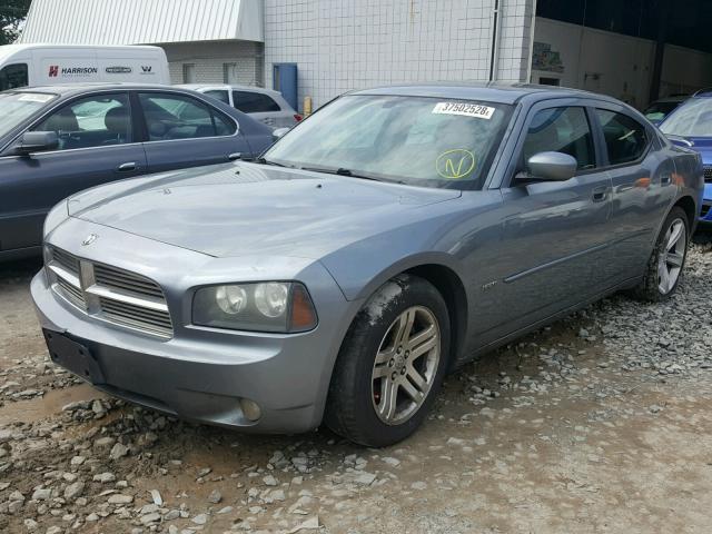 2B3KA53H86H166678 - 2006 DODGE CHARGER R/ GRAY photo 2