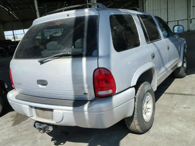 1B4HS28Z3XF546422 - 1999 DODGE DURANGO SILVER photo 4