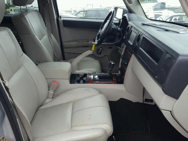 1J8HG58236C276643 - 2006 JEEP COMMANDER 银色 照片 5