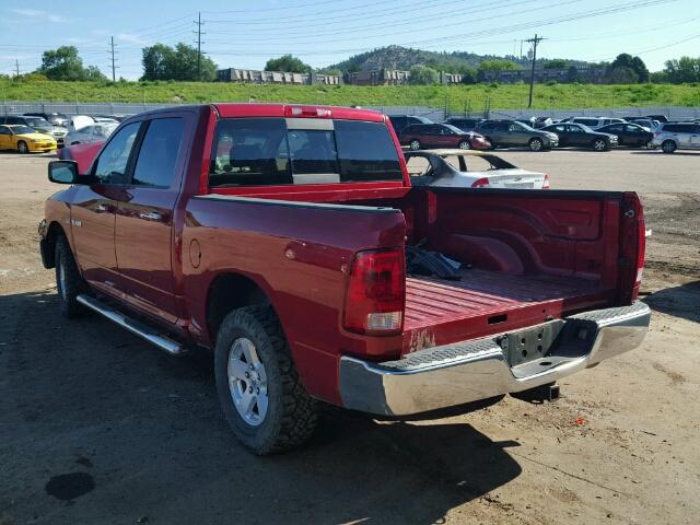 1D3HB13T99S779402 - 2009 DODGE RAM 1500 RED photo 3