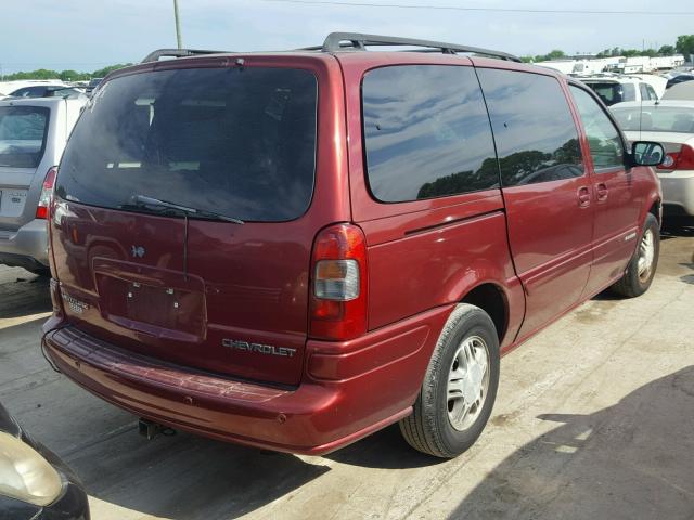 1GNDX13E63D160429 - 2003 CHEVROLET VENTURE LU MAROON photo 4