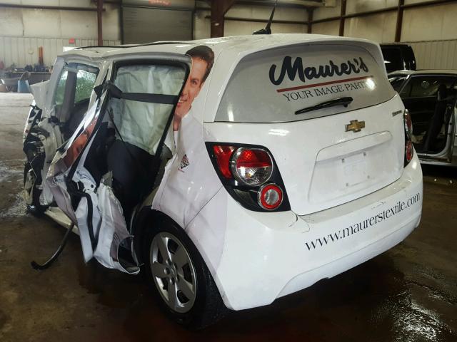 1G1JA6SH6E4215723 - 2014 CHEVROLET SONIC LS Ağ foto 3