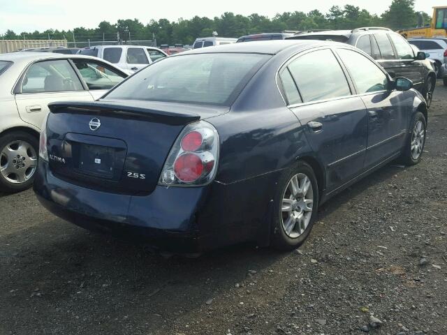 1N4AL11E55N927023 - 2005 NISSAN ALTIMA S BLUE photo 4