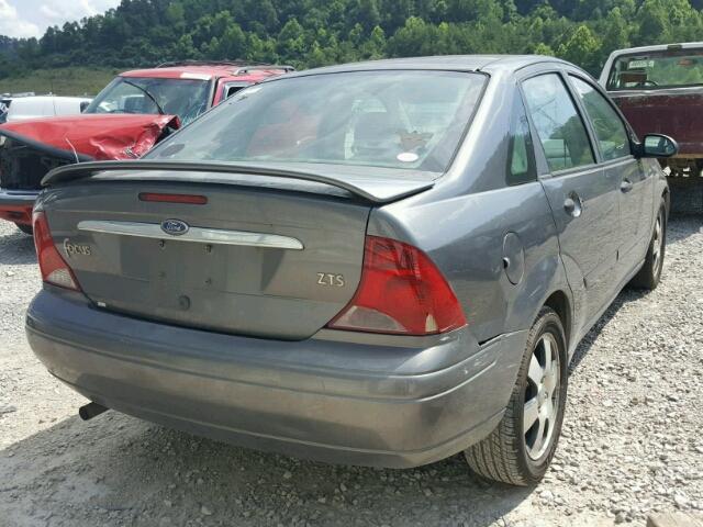 1FAFP38382W355302 - 2002 FORD FOCUS ZTS SILVER photo 4