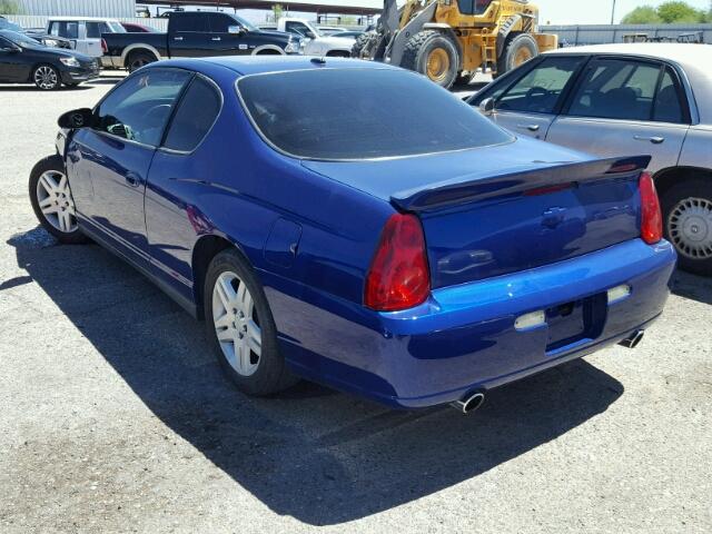 2G1WK151569382609 - 2006 CHEVROLET MONTE CARL ლურჯი ფოტო 3
