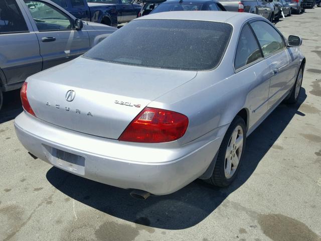 19UYA42601A036406 - 2001 ACURA 3.2CL TYPE SILVER photo 4