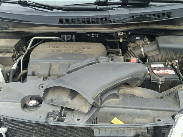 5FNRL5H45CB069288 - 2012 HONDA ODYSSEY EX BLACK photo 7