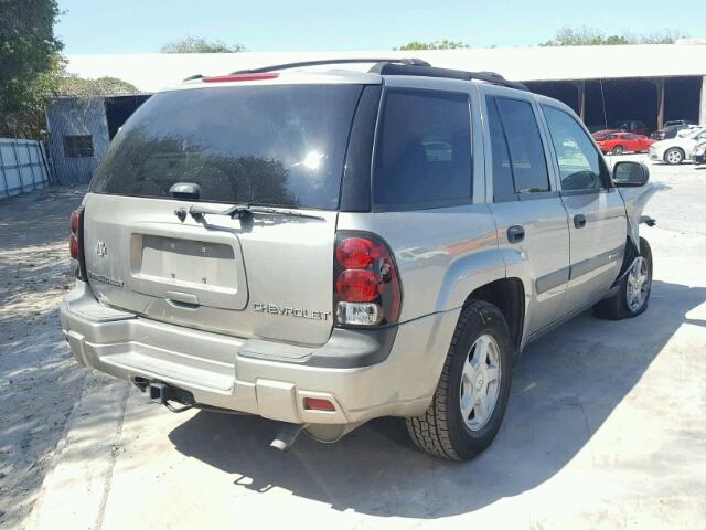 1GNDS13SX32369558 - 2003 CHEVROLET TRAILBLAZE WHITE photo 4