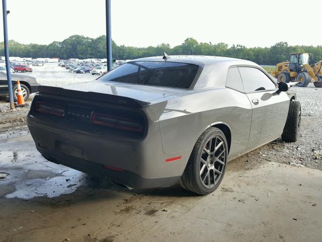 2C3CDZFJ1JH233022 - 2018 DODGE CHALLENGER GRAY photo 4