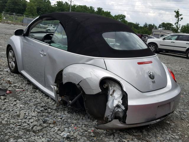 3VWRF31Y76M323136 - 2006 VOLKSWAGEN NEW BEETLE 银色 照片 3