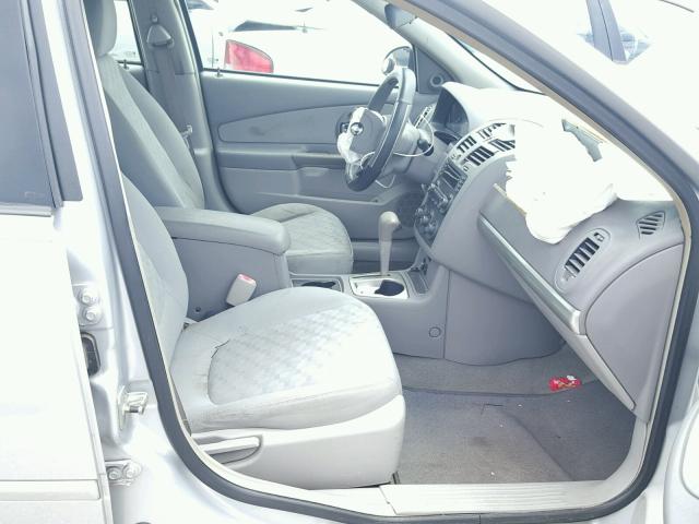 1G1ZT52835F261375 - 2005 CHEVROLET MALIBU LS ვერცხლისფერი ფოტო 5