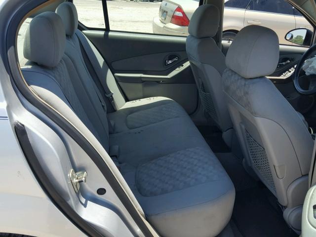 1G1ZT52835F261375 - 2005 CHEVROLET MALIBU LS ვერცხლისფერი ფოტო 6