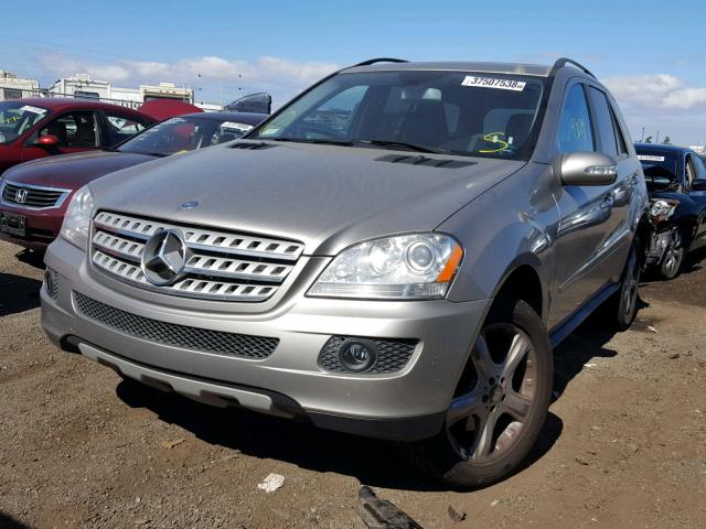 4JGBB86E78A354975 - 2008 MERCEDES-BENZ ML 350 TAN photo 2