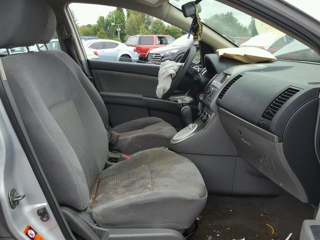 3N1AB61E58L761877 - 2008 NISSAN SENTRA 2.0 SILVER photo 5