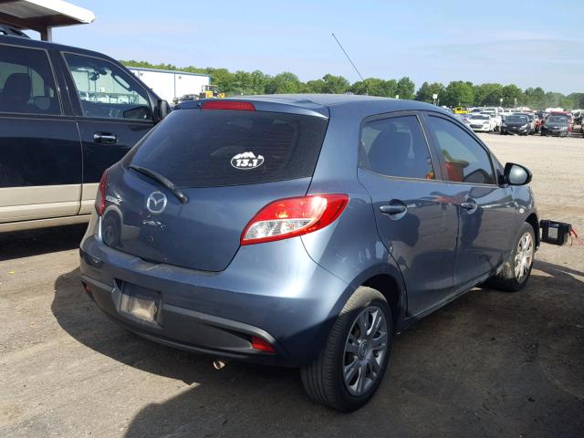 JM1DE1KY7E0185635 - 2014 MAZDA MAZDA2 SPO 蓝色 照片 4