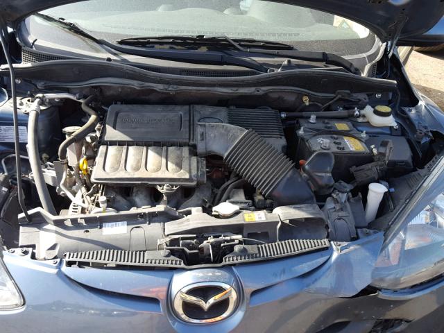 JM1DE1KY7E0185635 - 2014 MAZDA MAZDA2 SPO 蓝色 照片 7