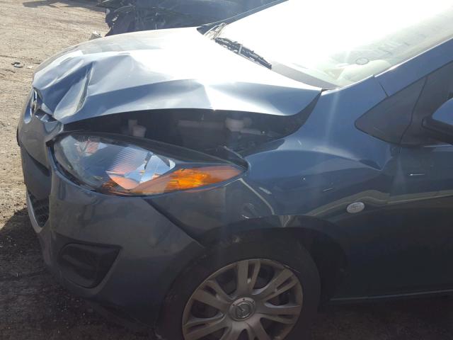 JM1DE1KY7E0185635 - 2014 MAZDA MAZDA2 SPO 蓝色 照片 9