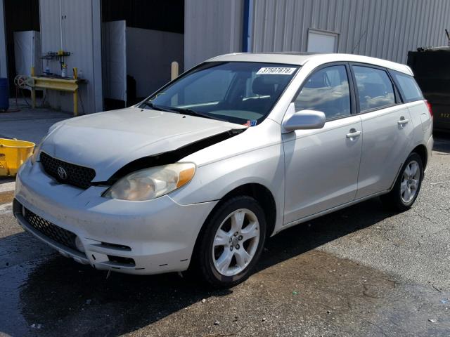 2T1KR32E03C005766 - 2003 TOYOTA COROLLA MA SILVER photo 2