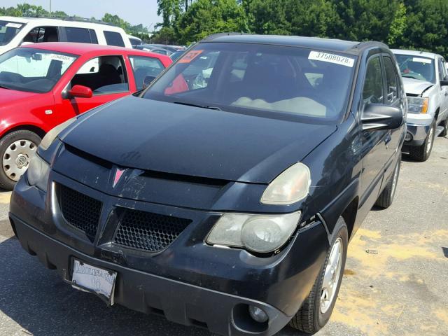 3G7DA03E55S527925 - 2005 PONTIAC AZTEK BLACK photo 2